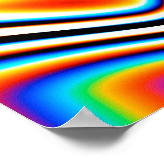 Digitale Effekte. Lebhafter abstrakter Hintergrund Poster (Ecke)