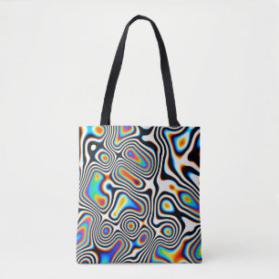 Digitale Effekte. Lebhafter abstrakter Hintergrund Tasche