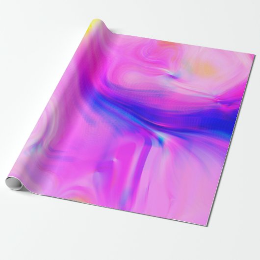 Digitale Effekte. Mehrfarbiger abstrakter Hintergr Geschenkpapier (Ungerollt)