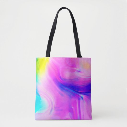 Digitale Effekte. Mehrfarbiger abstrakter Hintergr Tasche (Vorderseite)