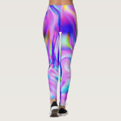 Digitale Effekte: mehrfarbiges abstraktes Muster. Leggings (Rückseite)