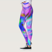 Digitale Effekte: mehrfarbiges abstraktes Muster. Leggings (Links)