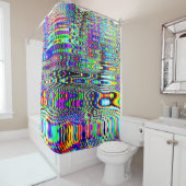 Digitale Effekte: Multicolor Abstract Design Duschvorhang (Beispiel)