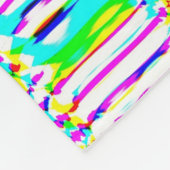 Digitale Effekte: Multicolor Abstract Design Fleecedecke (Ecke)