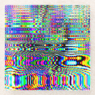 Digitale Effekte: Multicolor Abstract Design Glasuntersetzer