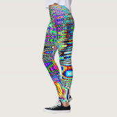 Digitale Effekte: Multicolor Abstract Design Leggings (Links)
