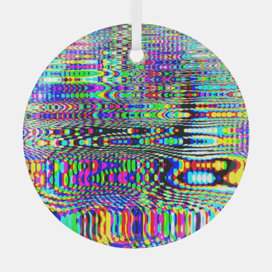 Digitale Effekte: Multicolor Abstract Design Ornament Aus Glas (Vorderseite)
