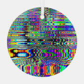 Digitale Effekte: Multicolor Abstract Design Ornament Aus Glas (Rückseite)