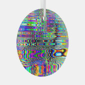 Digitale Effekte: Multicolor Abstract Design Ornament Aus Glas (Vorderseite Rechts)