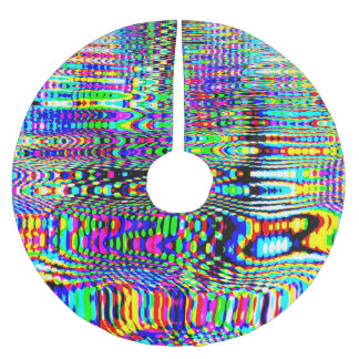 Digitale Effekte: Multicolor Abstract Design Polyester Weihnachtsbaumdecke