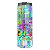 Digitale Effekte: Multicolor Abstract Design Thermosbecher (Rückseite)