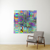 Digitale Effekte: Multicolor Abstract Design Wandteppich (Beispiel (Horizontal))
