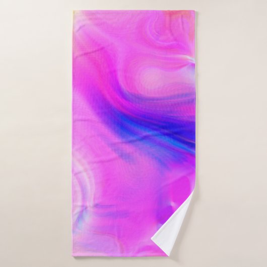 Digitale Effekte. Multicolor abstrakter Hintergrun Badehandtuch (Badehandtuch)