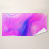 Digitale Effekte. Multicolor abstrakter Hintergrun Badehandtuch (Badehandtuch)