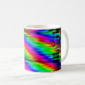 Digitale Effekte. Multicolor abstrakter Hintergrun Kaffeetasse (VorderseiteRechts)