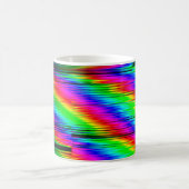 Digitale Effekte. Multicolor abstrakter Hintergrun Kaffeetasse (Mittel)