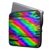 Digitale Effekte. Multicolor abstrakter Hintergrun Laptopschutzhülle (Vorderseite Links)