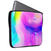 Digitale Effekte. Multicolor abstrakter Hintergrun Laptopschutzhülle (Vorne Rechts)