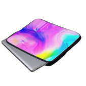 Digitale Effekte. Multicolor abstrakter Hintergrun Laptopschutzhülle (Vorne Knopf)