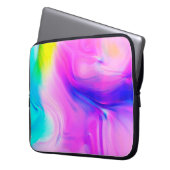 Digitale Effekte. Multicolor abstrakter Hintergrun Laptopschutzhülle (Vorderseite Links)