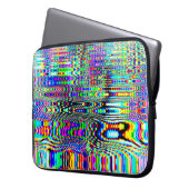 Digitale Effekte. Multicolor abstrakter Hintergrun Laptopschutzhülle (Vorderseite Links)