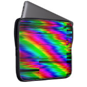 Digitale Effekte. Multicolor abstrakter Hintergrun Laptopschutzhülle (Vorne Rechts)
