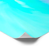 Digitale Effekte. Multicolor abstrakter Hintergrun Poster (Ecke)