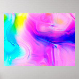 Digitale Effekte. Multicolor abstrakter Hintergrun Poster