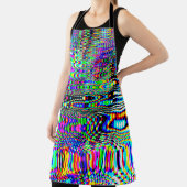 Digitale Effekte. Multicolor abstrakter Hintergrun Schürze (InSitu)