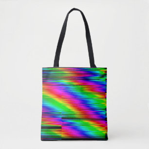 Digitale Effekte. Multicolor abstrakter Hintergrun Tasche