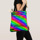 Digitale Effekte. Multicolor abstrakter Hintergrun Tasche (Von Nahem)