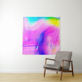 Digitale Effekte. Multicolor abstrakter Hintergrun Wandteppich (Beispiel (Horizontal))