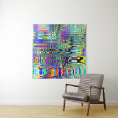 Digitale Effekte. Multicolor abstrakter Hintergrun Wandteppich (Beispiel)