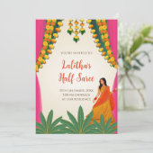 Digitale Einladungen mit Halbfunktion (Stehend Vorderseite)