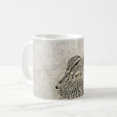 Digitale Entenkunst Kaffeetasse (Vorderseite Links)