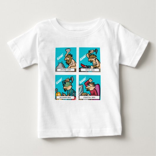 Digitale Evolution 2 Baby T-shirt (Vorderseite)