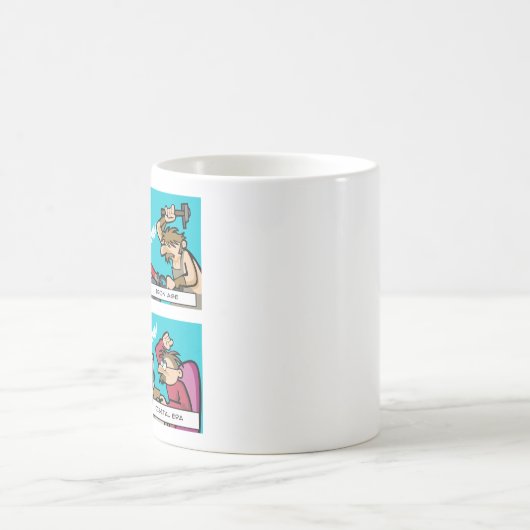 Digitale Evolution 2 Kaffeetasse (Mittel)