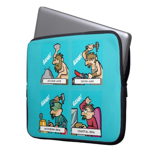 Digitale Evolution 2 Laptopschutzhülle (Vorderseite Links)