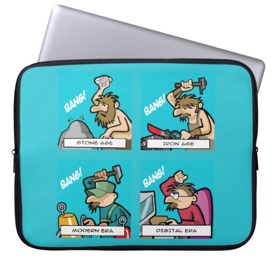 Digitale Evolution 2 Laptopschutzhülle (Vorderseite)