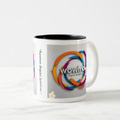 "Digitale Exzellenz" Zweifarbige Tasse (VorderseiteRechts)