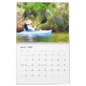 Digitale Fantasie Abstrakte Malerei Kalender (Mär 2027)