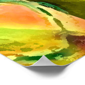 Digitale Farben Herz Poster (Ecke)