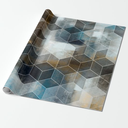 digitale farbige Wandfliesen, Design, Hintergrund, Geschenkpapier (Ungerollt)