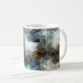 digitale farbige Wandfliesen, Design, Hintergrund, Kaffeetasse (VorderseiteRechts)