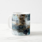 digitale farbige Wandfliesen, Design, Hintergrund, Kaffeetasse (Vorderseite Links)