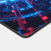 Digitale Festung: Der sichere Strom Schreibtischunterlage (Ecke)