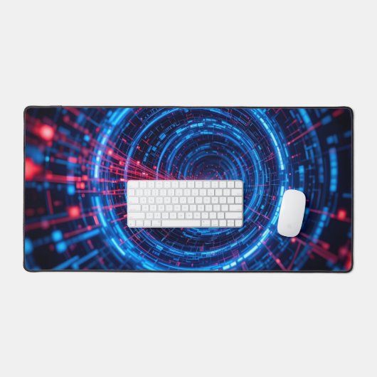 Digitale Festung: Der sichere Strom Schreibtischunterlage (Tastatur & Maus)