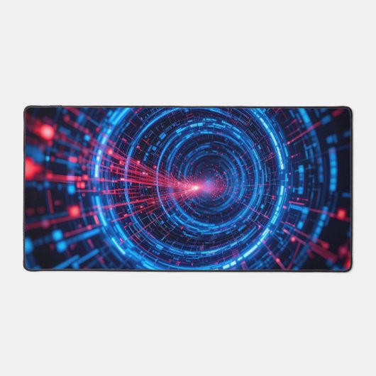 Digitale Festung: Der sichere Strom Schreibtischunterlage (Vorderseite)