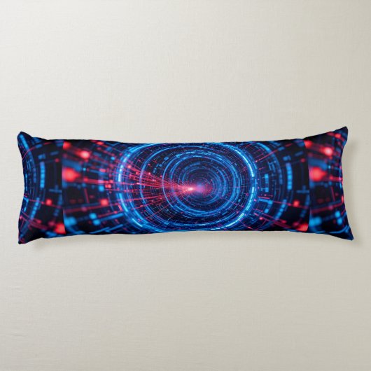 Digitale Festung: Der sichere Strom Seitenschläferkissen (Rückseite)