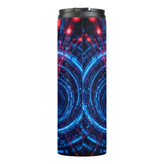 Digitale Festung: Der sichere Strom Thermosbecher (Rückseite)